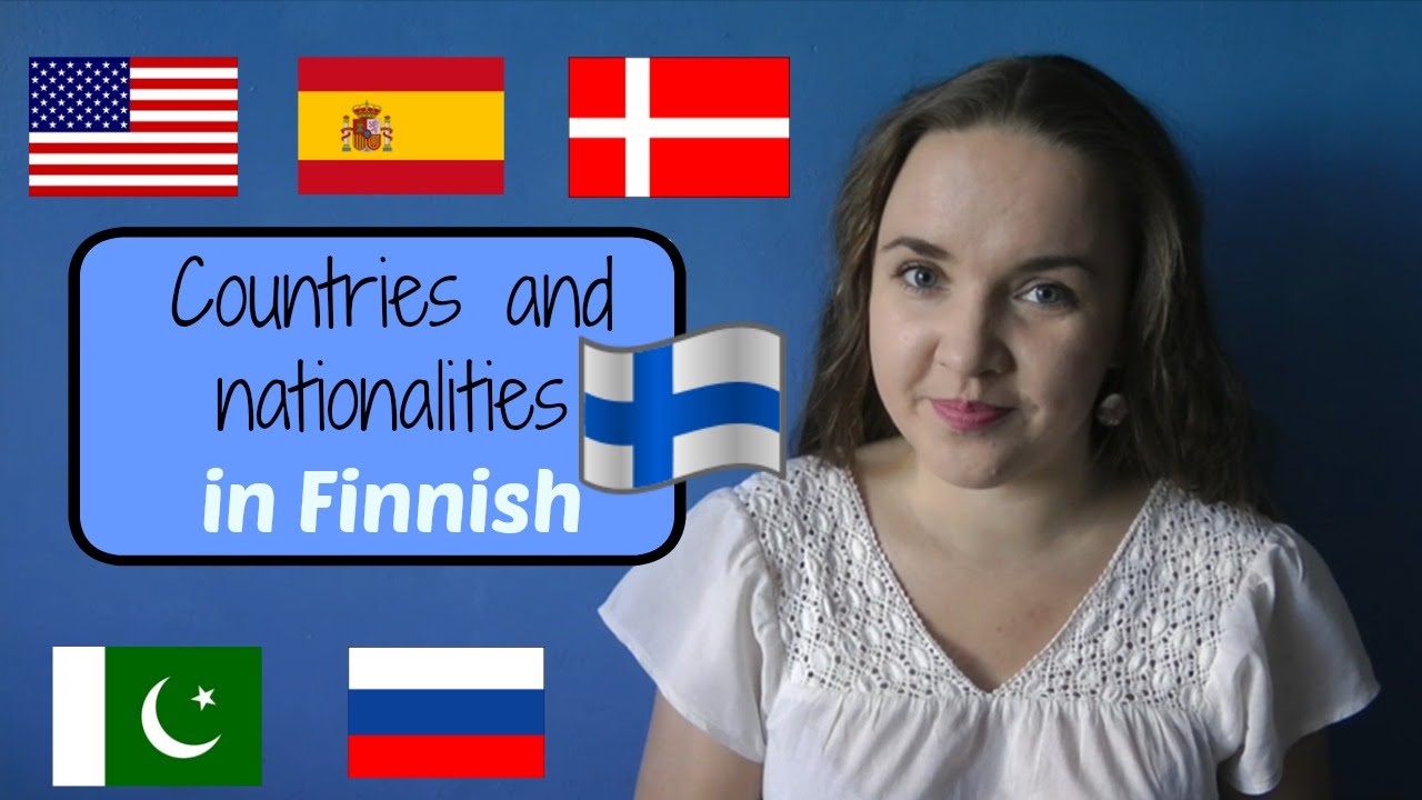 Finnish lesson 7. Countries and nationalities. - Opiskele suomea! Уроки финского языка.