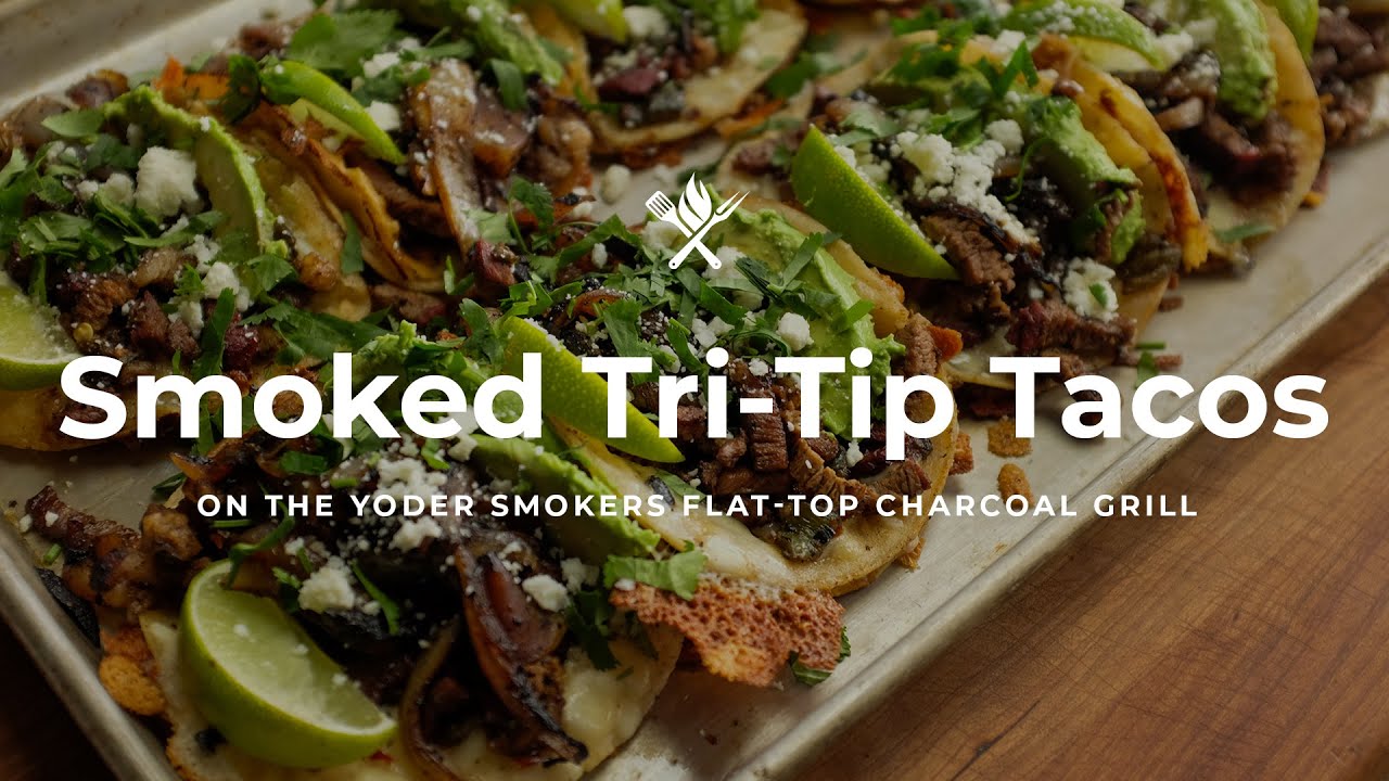 Smoked Tri-Tip Tacos | Loaded with Peppers & Cheese