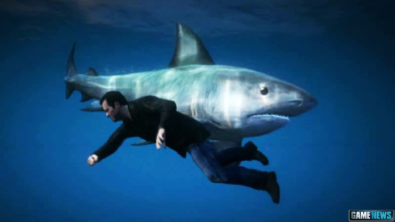 GTA 5 Gameplay SHARK ATTACK !