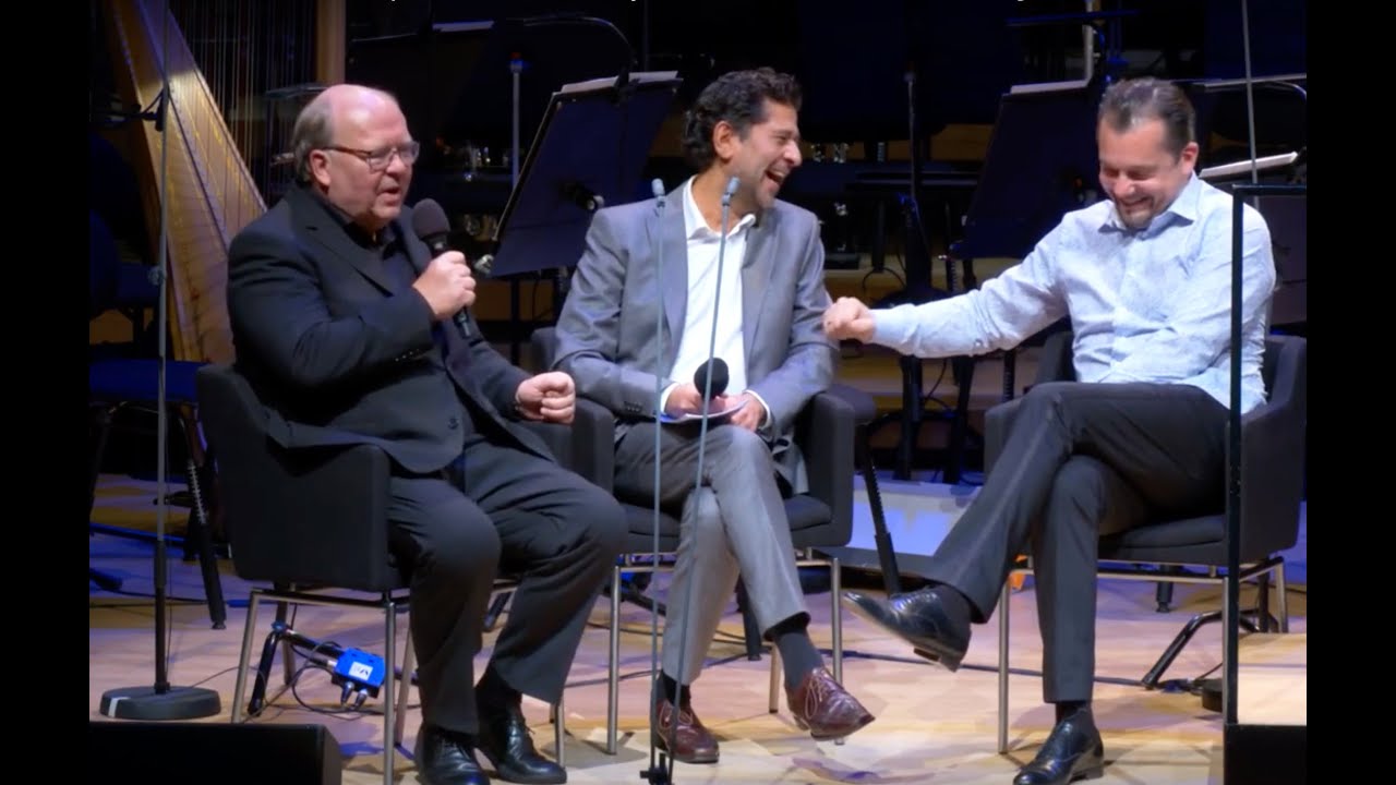 Paul Leer-Salvesen, Rolf Gupta & Peter Szilvay i samtale  om Jordens Sang. 14.11.2019.