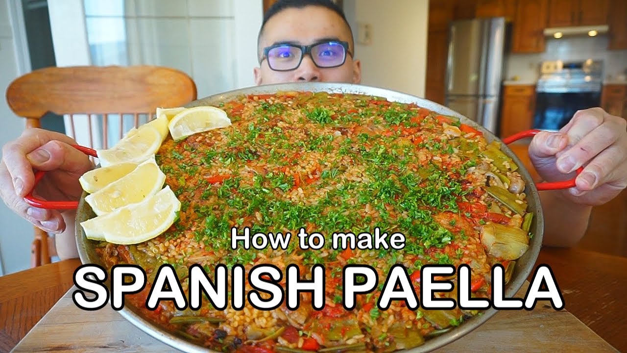 How to make SPANISH PAELLA