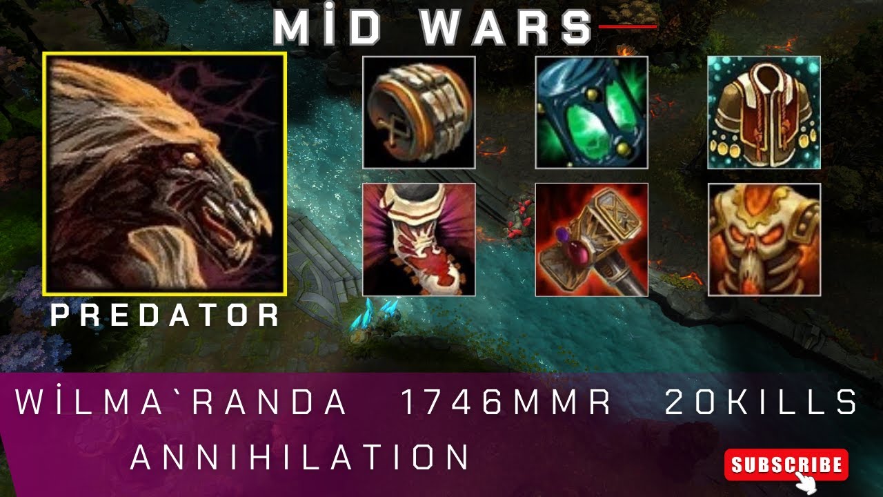 HoN | Mid Wars | Predator | Wilma`Randa | 1746 MMR