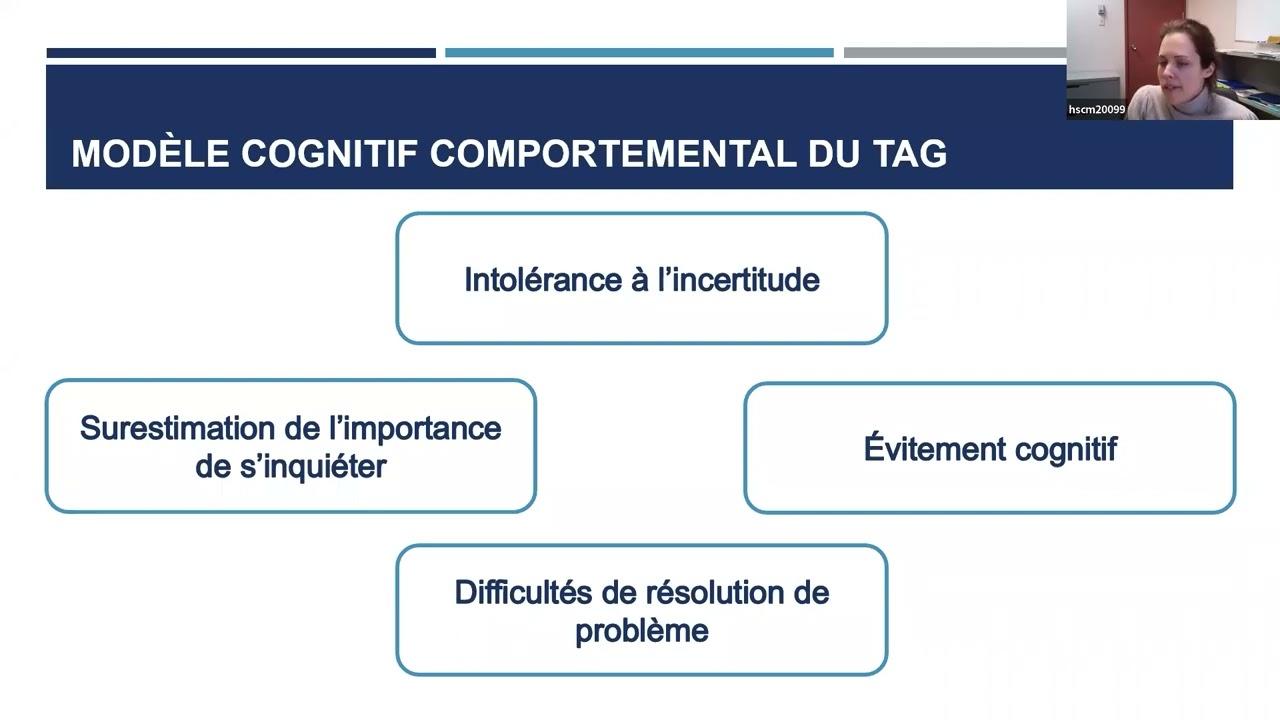 Thérapie cognitivo-comportementale du trouble anxiété généralisée