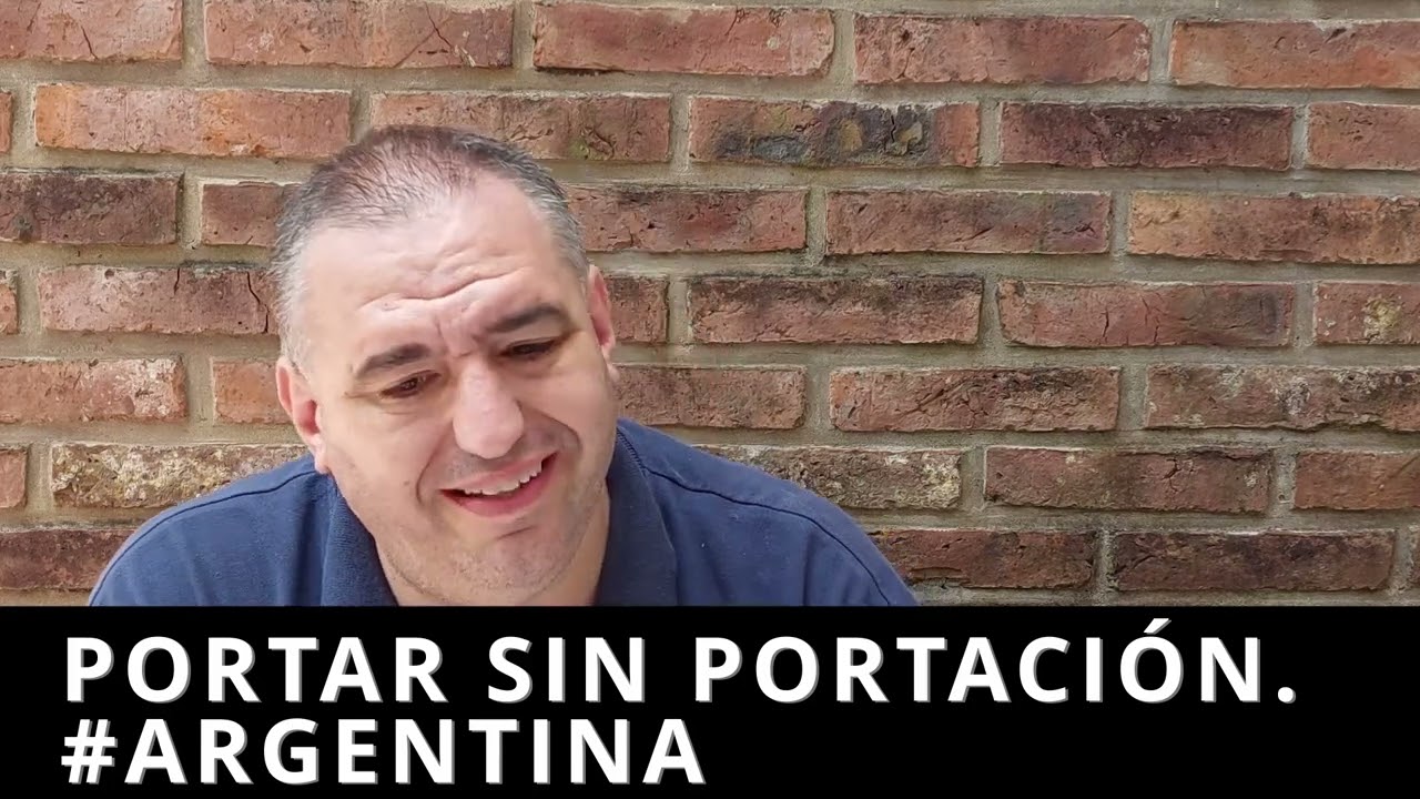 Portar sin portaci&oacute;n de armas,  #argentina.