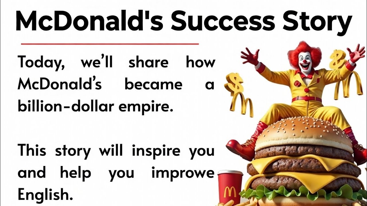 How McDonald's Became a Billion-Dollar Empire | Learn English Through Story 🔥 | ESL ||TaleTrove ...
