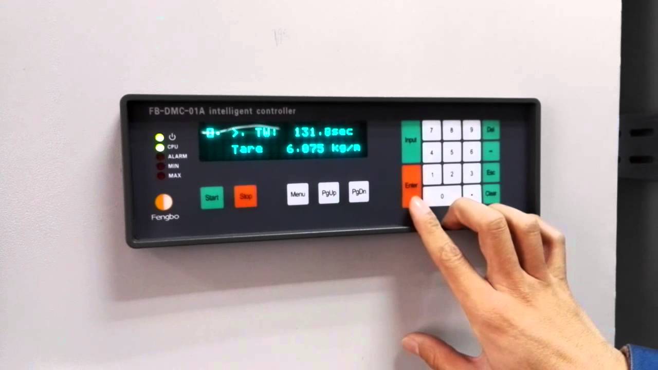 Belt scale/weigh feeder Speed calibration and Tare
