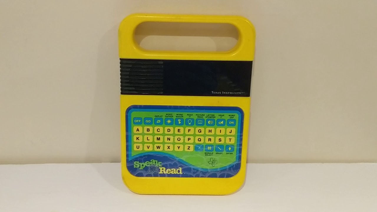 Speak & Read (Texas Instruments circa 1980)