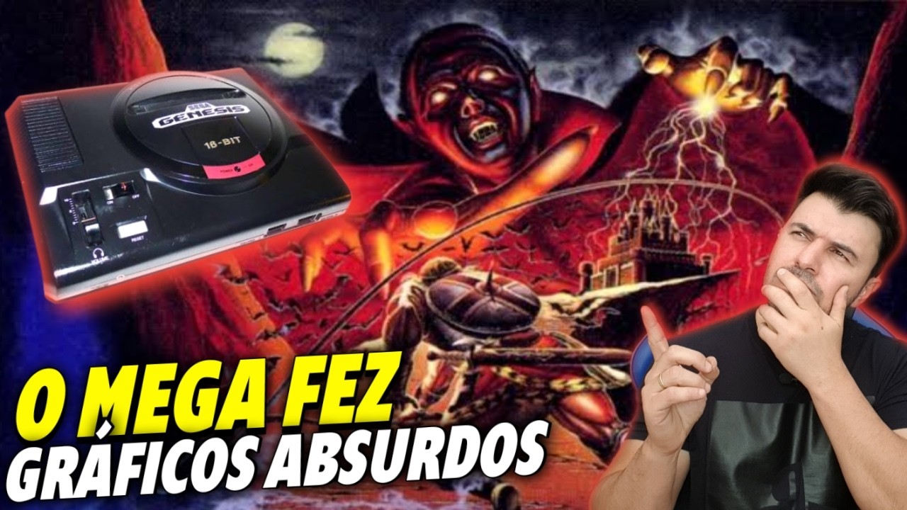JOGOS DE MEGA DRIVE com gráficos QUE PARECEM DE 32 BITS