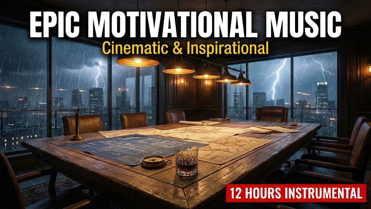 Epic Motivational Music | 12 Hours Cinematic Orchestral Background Music for Work & Workout