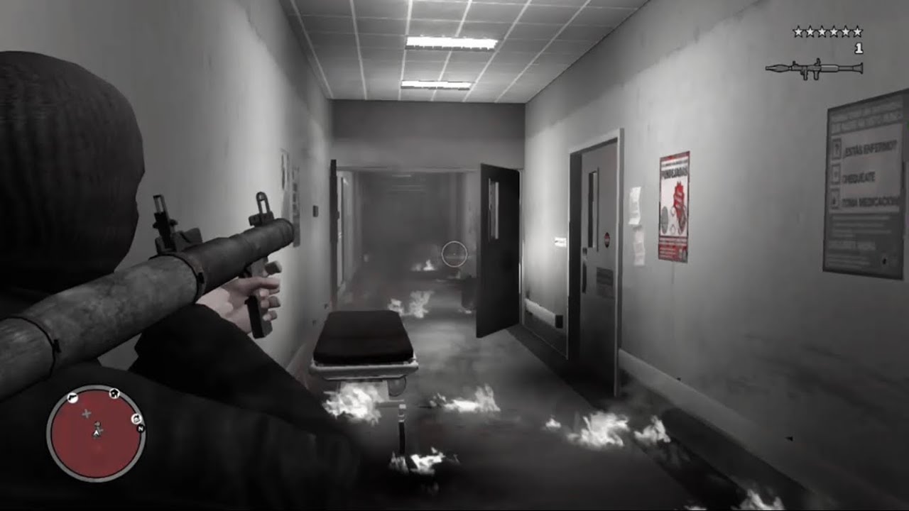 GTA 4 hospital shootout battle with Swat teams and “FIB” challenge