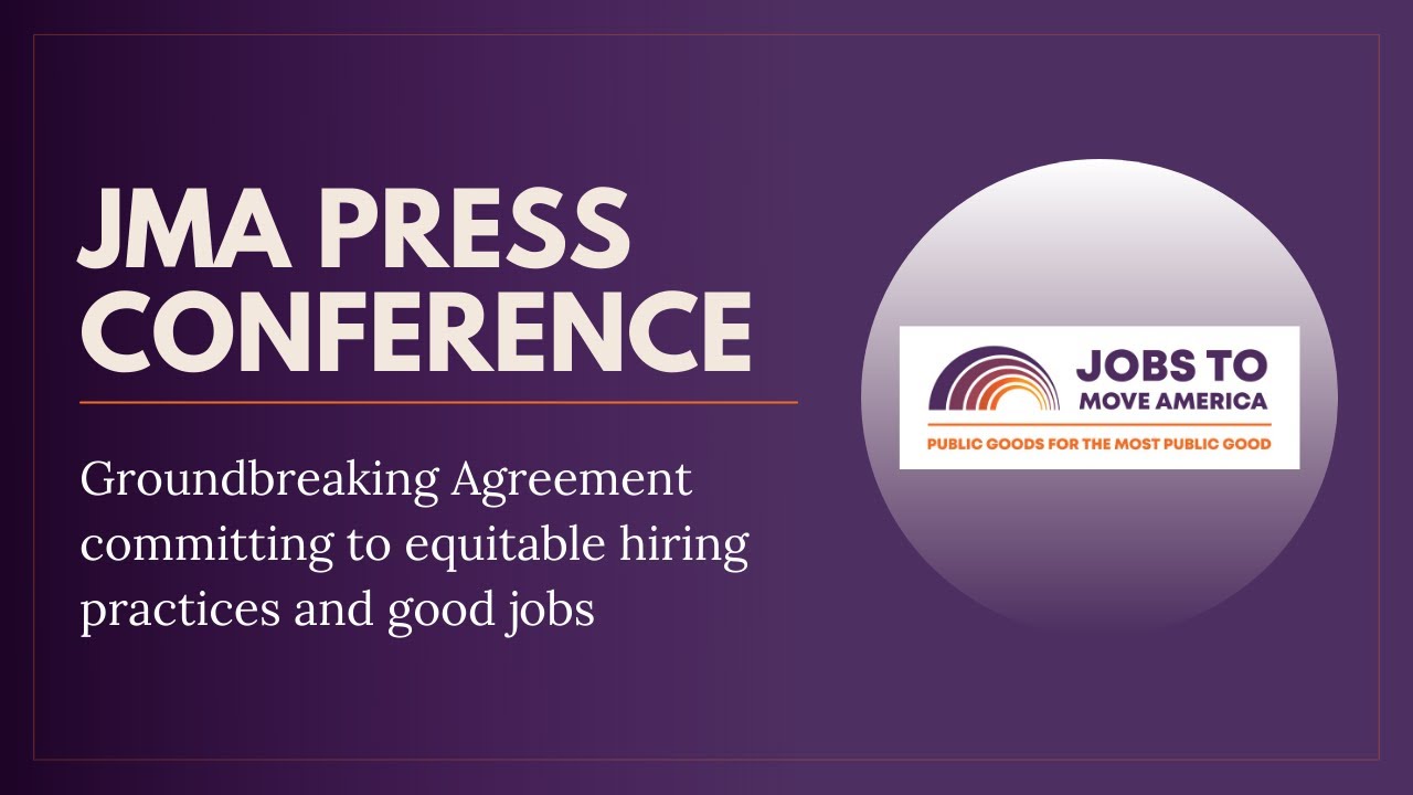 Jobs to Move America Press Conference