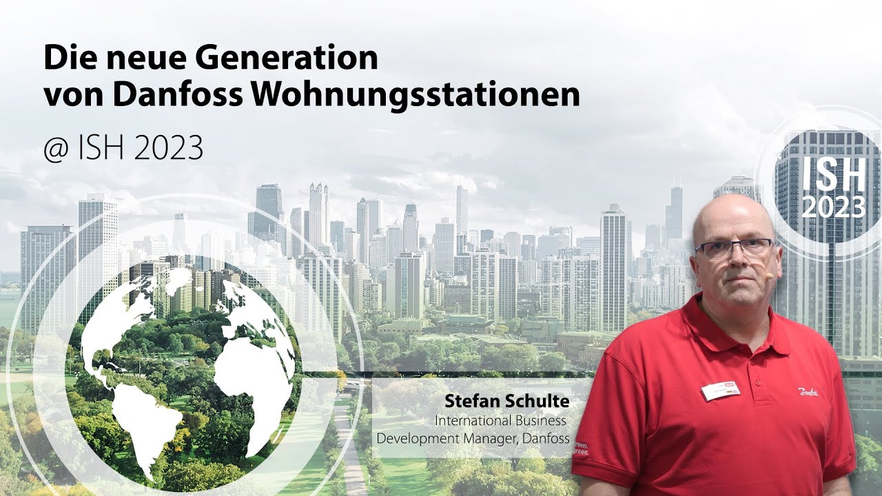 Die neue Generation von Danfoss Wohnungsstationen aus der ISH 2023