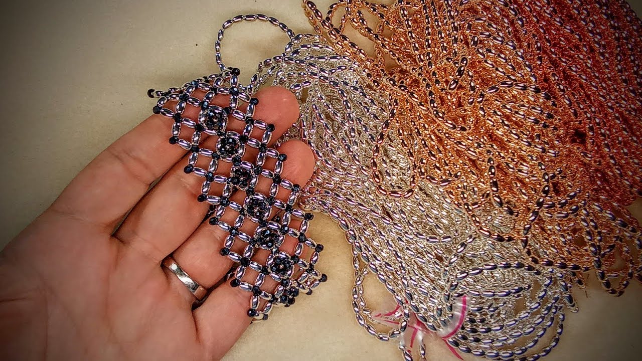 Pondo Stitch Bracelet with Oval Beads from Beebeecraft