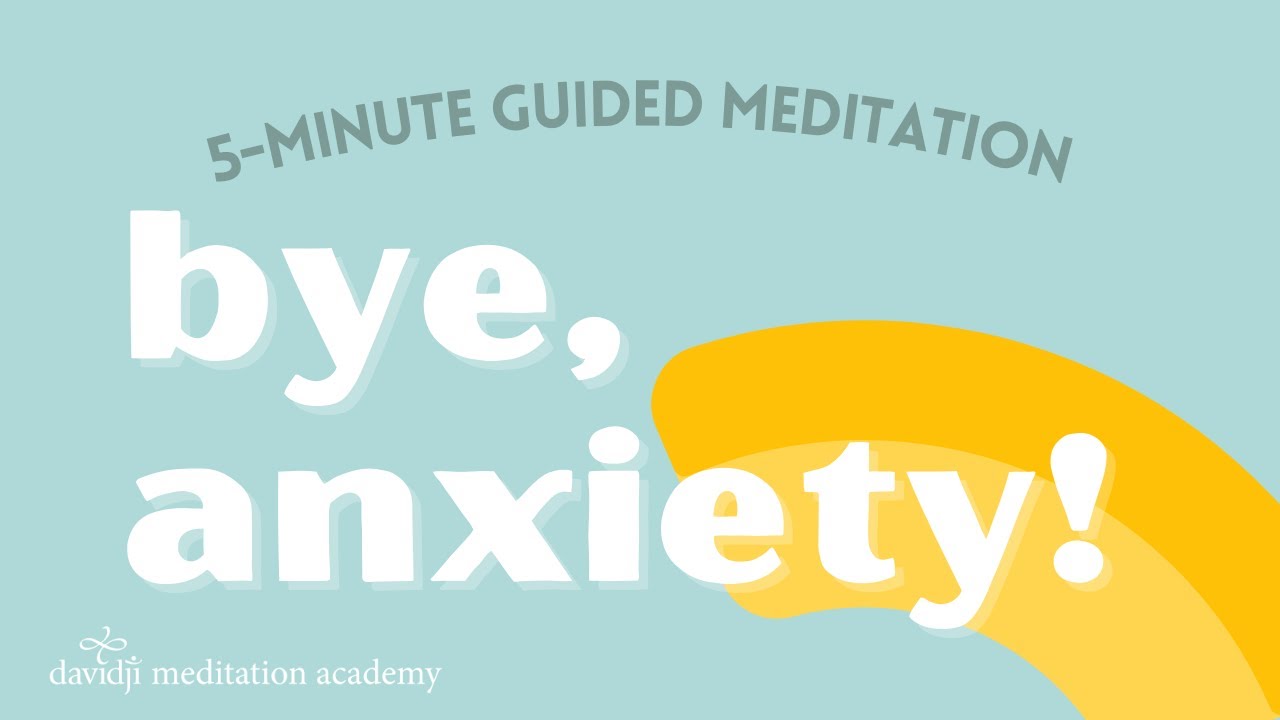 5 Minute Guided Meditation for STRESS & ANXIETY Relief  | davidji