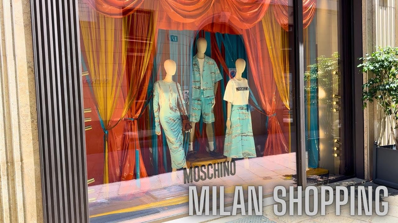 MILANO WINDOWS 🇮🇹 Luxury Summer Shopping in Milan 2026 | Via Montenapoleone | Prada, Dior, Moschino