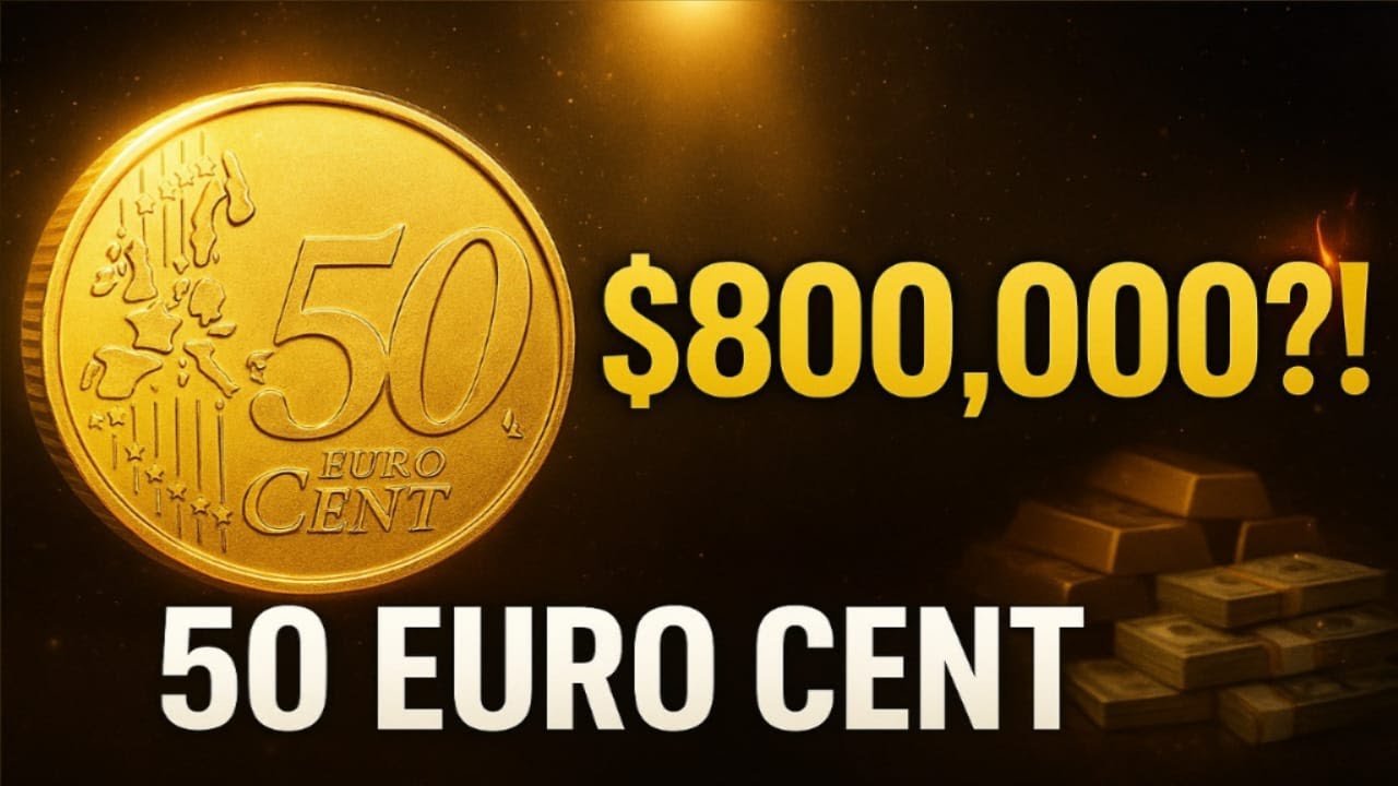 50 Euro Cent Coin Worth $800,000? | Rare Euro Coin Value 2025