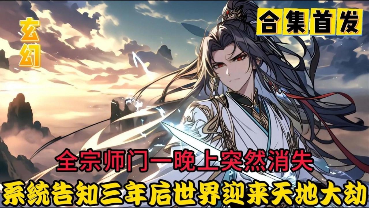 【新作首發】全宗師門一晚上突然消失，系統告知三年後世界迎來天地大劫。#小说推荐 #小说漫画 #動漫 #动画推荐 #二次元原创 #玄幻小说 #玄幻仙俠
