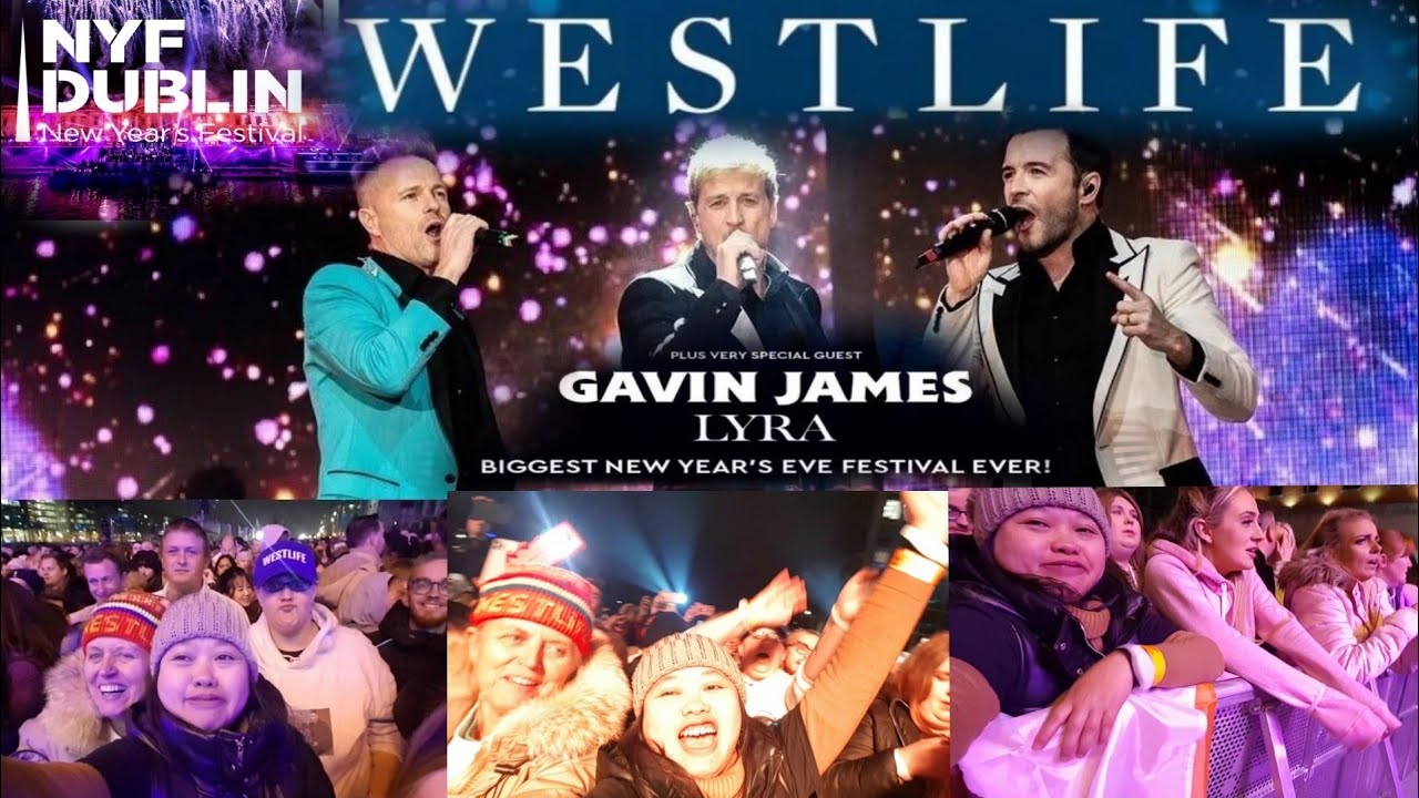 NYF DUBLIN : WESTLIFE | Самый грандиозный Новый год в истории! #nyfdublin #westlife #dublin #ireland