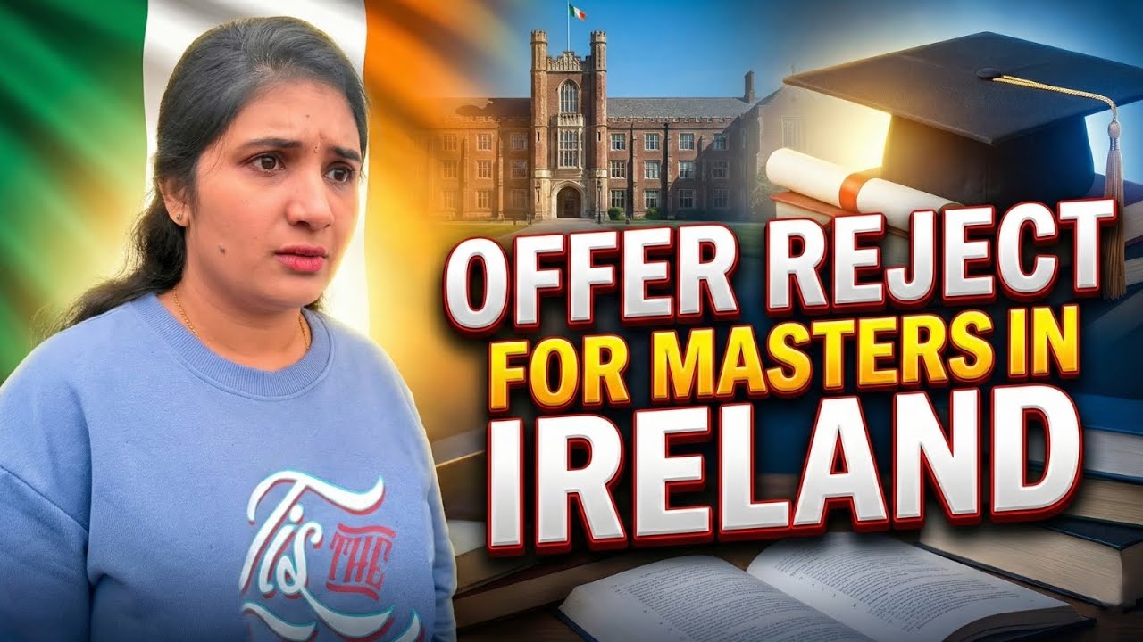Offer Rejected for Masters in Ireland || #teluguvlogs #irelandmasters #abroadinformation 