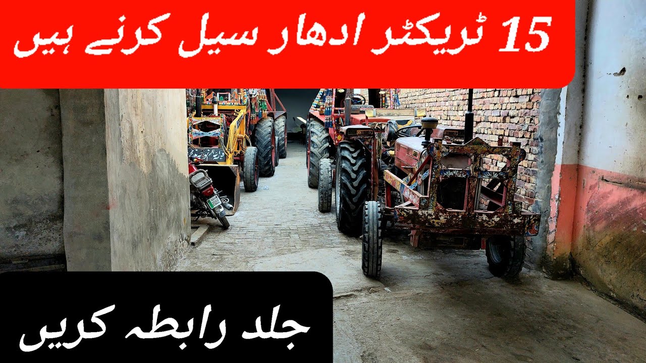 15 Tractor for sale belarur & MF & Fiat arjnt for sale