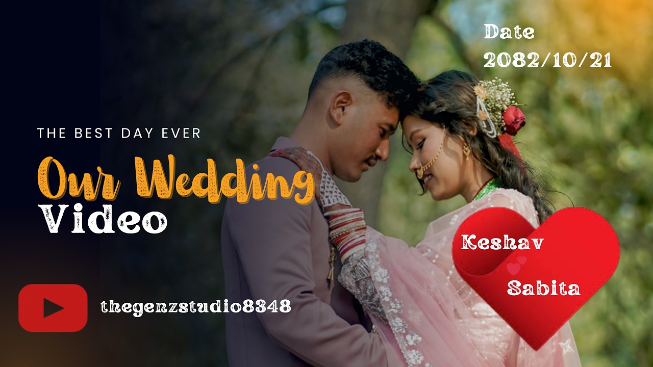 KESHAV WITH  SABITA...8348_01#thegenzstudio8348 #wedding #videography #photography #cinematic