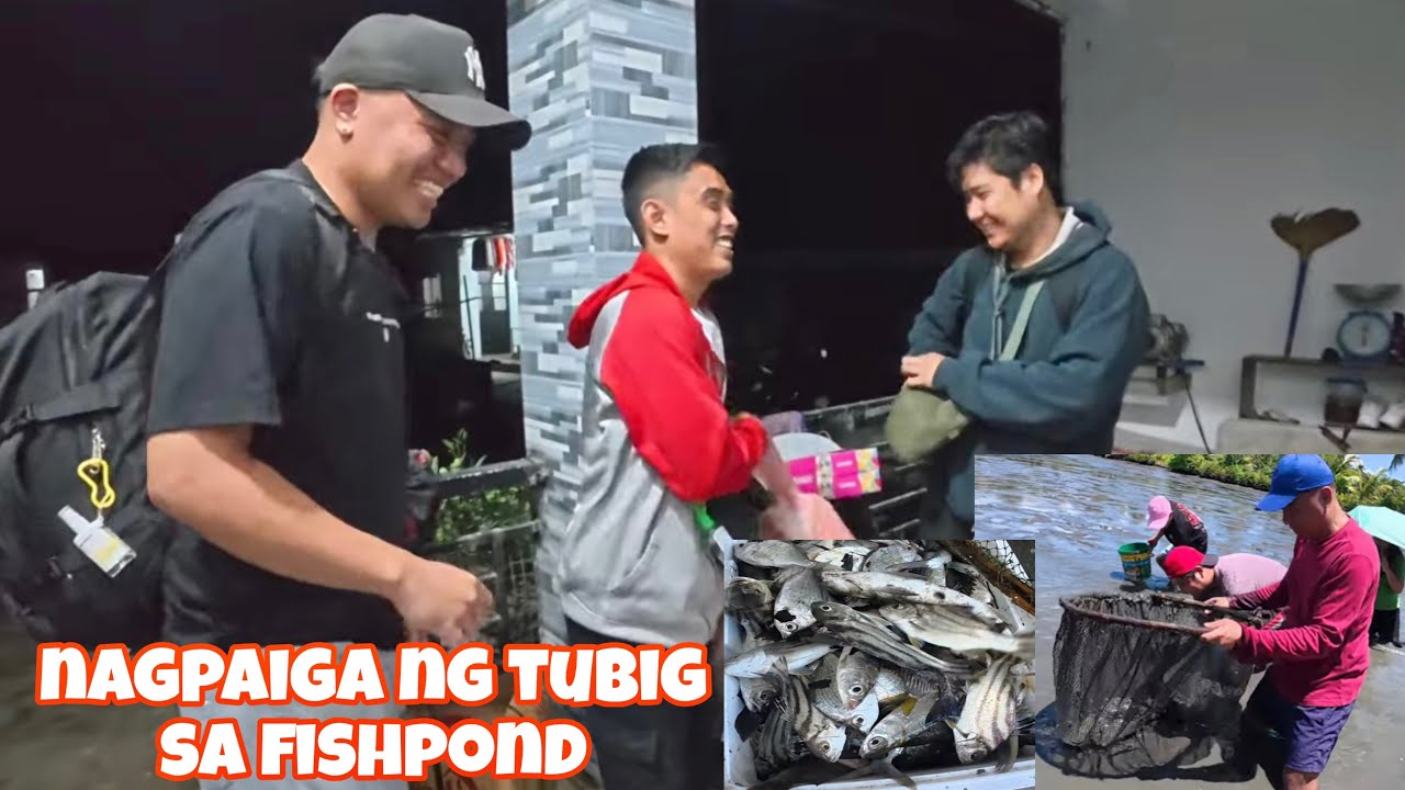 SINUNDO KO SA TERMINAL NG BUS ANG MGA PINSAN KO | Nagpaiga ng tubig sa fishpond 