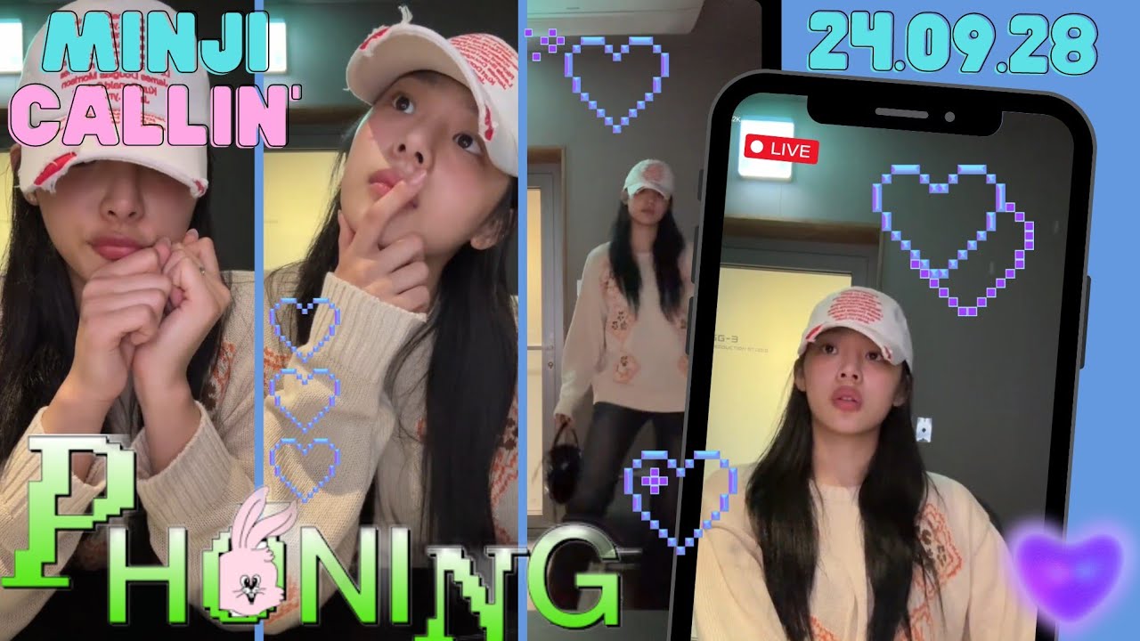 💙 Minji 민지 🐻 | 240928 | 🔴 Phoning LIVE | NewJeans 뉴진스