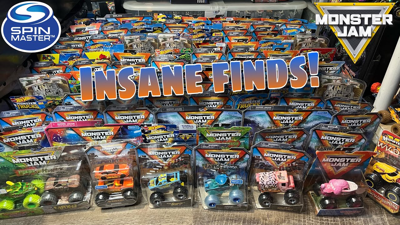 Я купил более 100 РЕДКИХ литых фигурок Monster Jam, и вот что я получил!