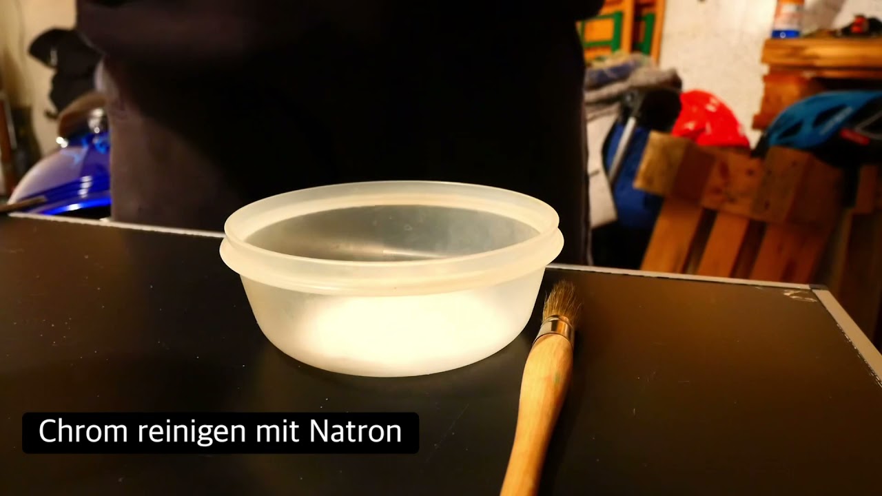 Chrom pflegen mit Natron