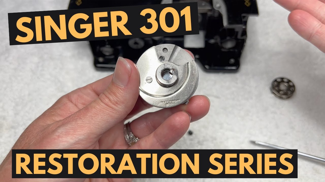 How to install the hook on a Singer 301: Singer Restoration Series Part 13