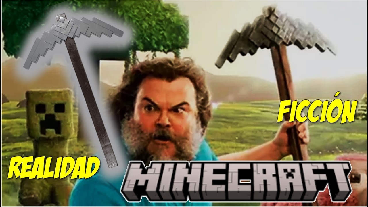 Como hacer EL PICO DE HIERRO (MINECRAFT MOVIE) #minecraft #steve #Picominecraft #recreando #cosplay