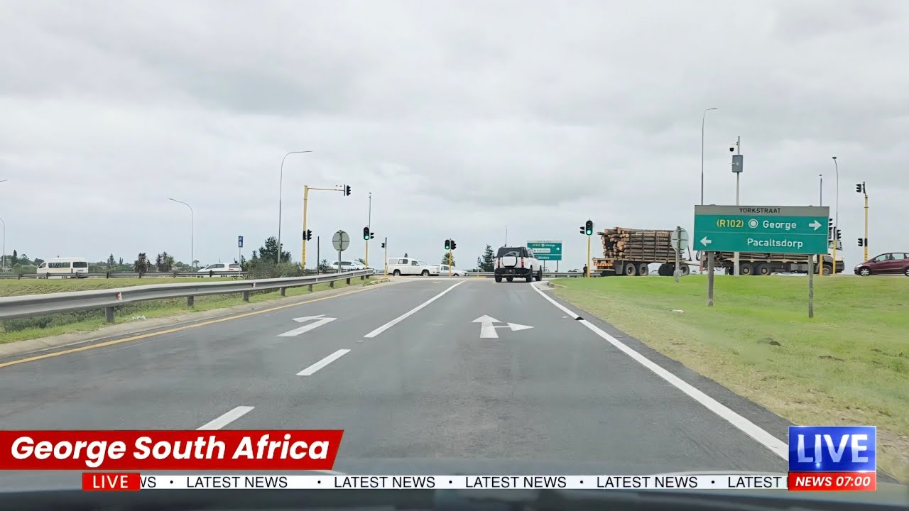 Relaxing 4K Drive Through George, South Africa 🇿🇦 | Scenic POV with Chill Music 🚗🌴
