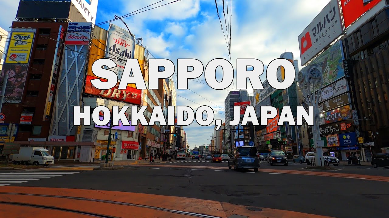 Sapporo, Hokkaido, Japan - Morning Drive 4K