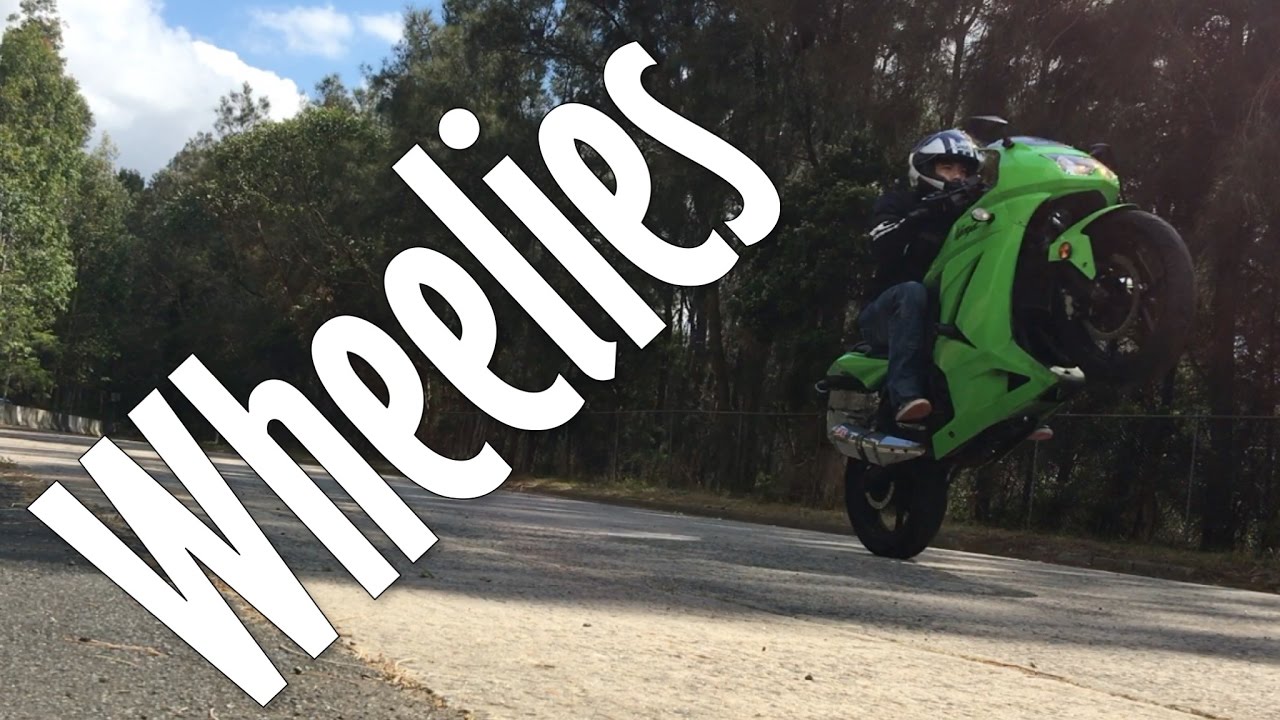 Learning Wheelies on a 250
