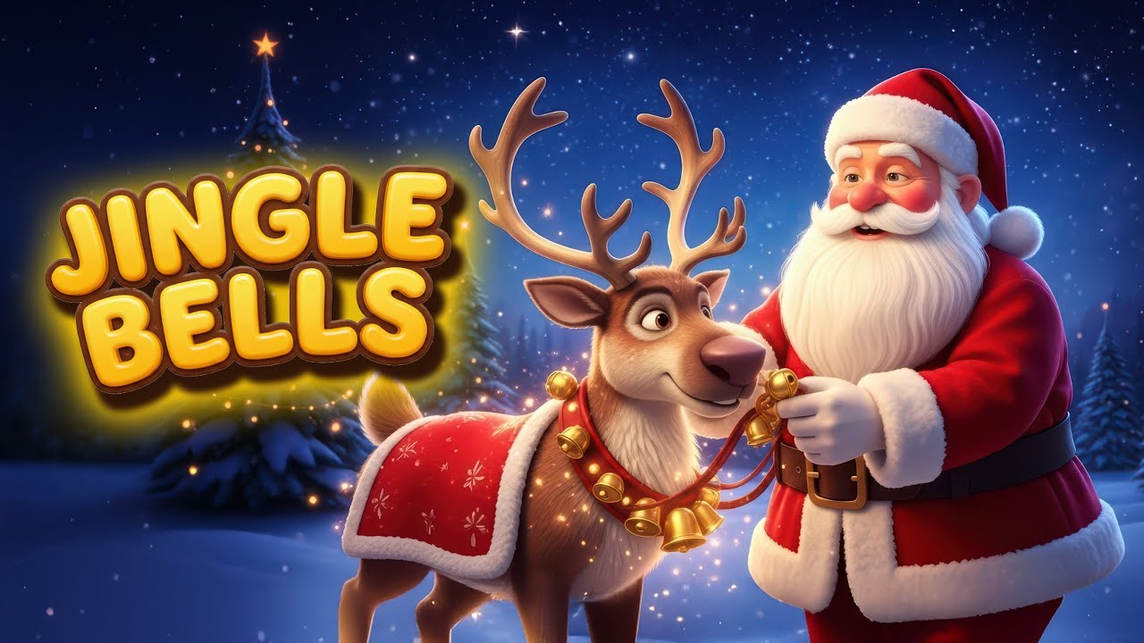Jingle Bells 🔔 Christmas Song for Kids 🎅🎄 | Sing Along with Santa 🎶✨ | BLA BLU KIDS