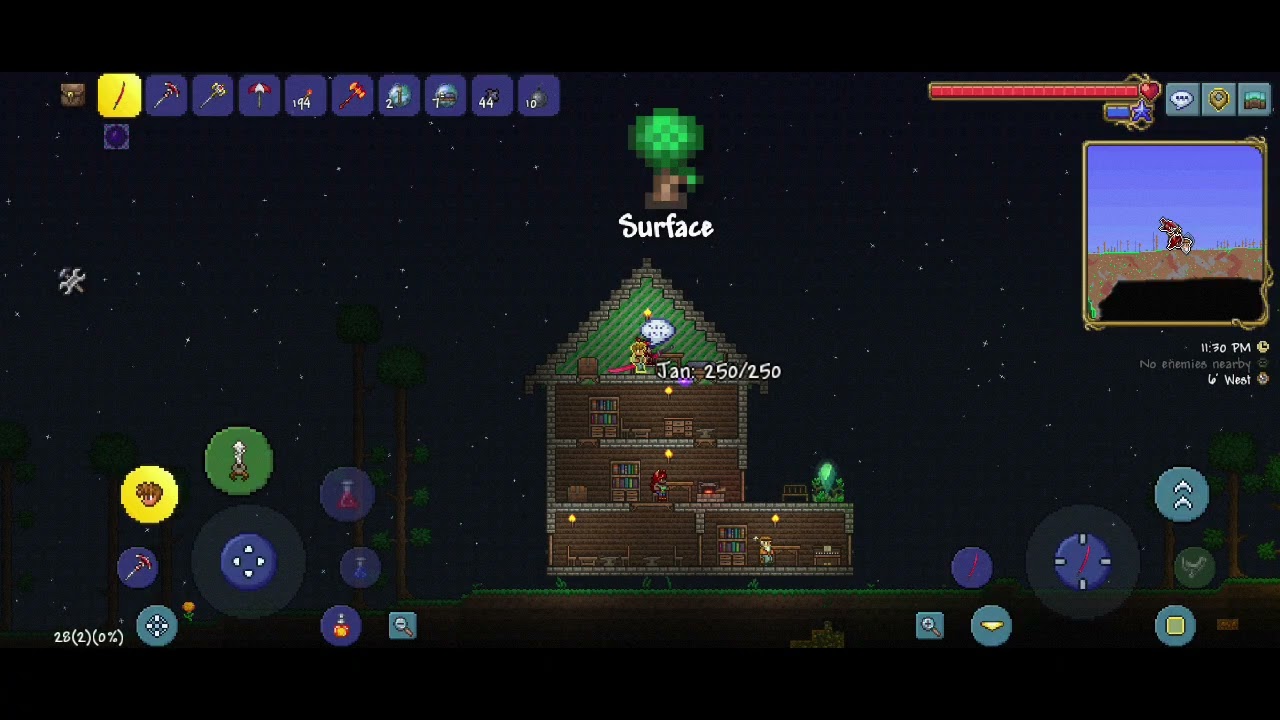 Saya menggunakan Murasama Tapi dengan damage 10 Terraria Mobile Part18