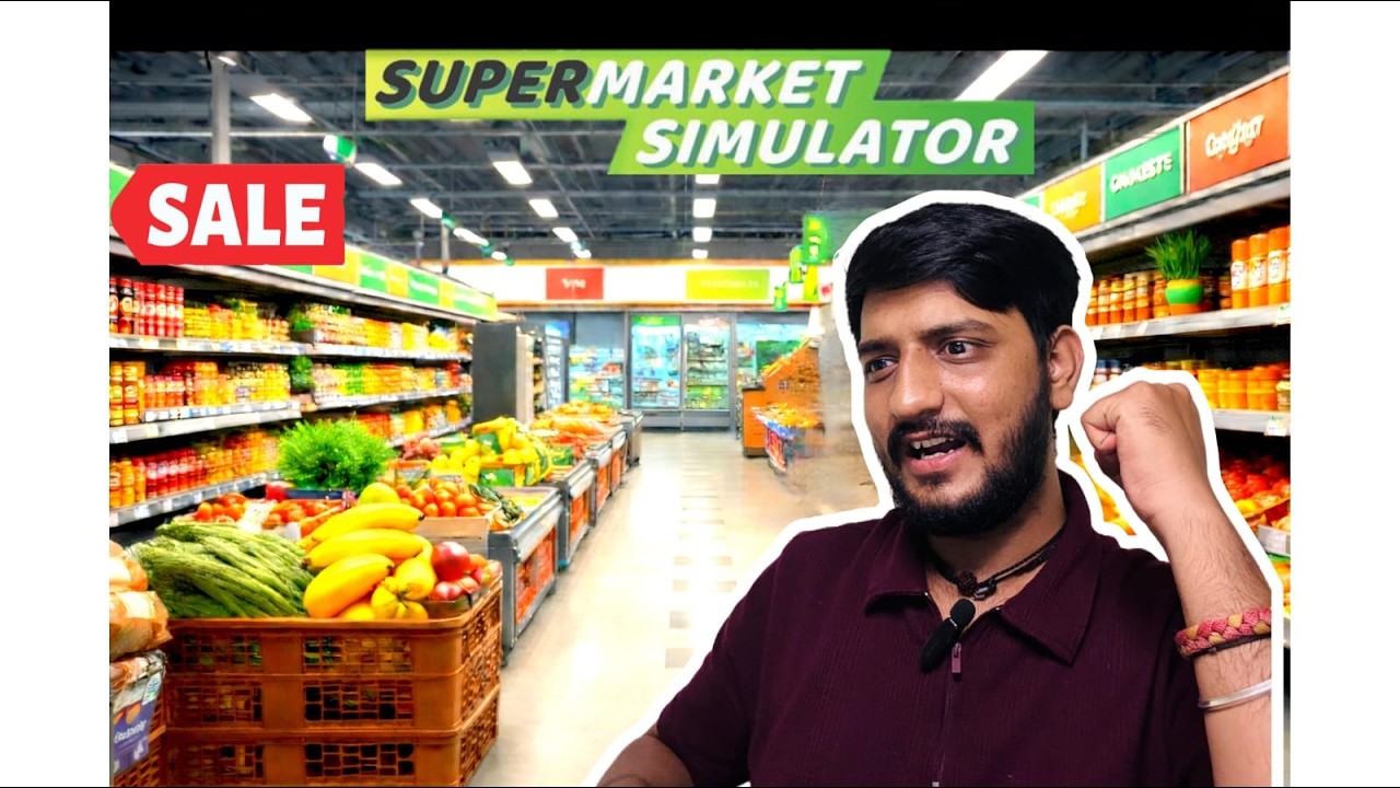 I SATRTED MY OWN SHOP- Supermarket simulator-part 1