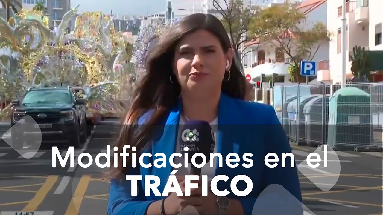 Modificaciones en el tráfico por la Cabalgata Anunciadora del Carnaval de Santa Cruz de Tenerife