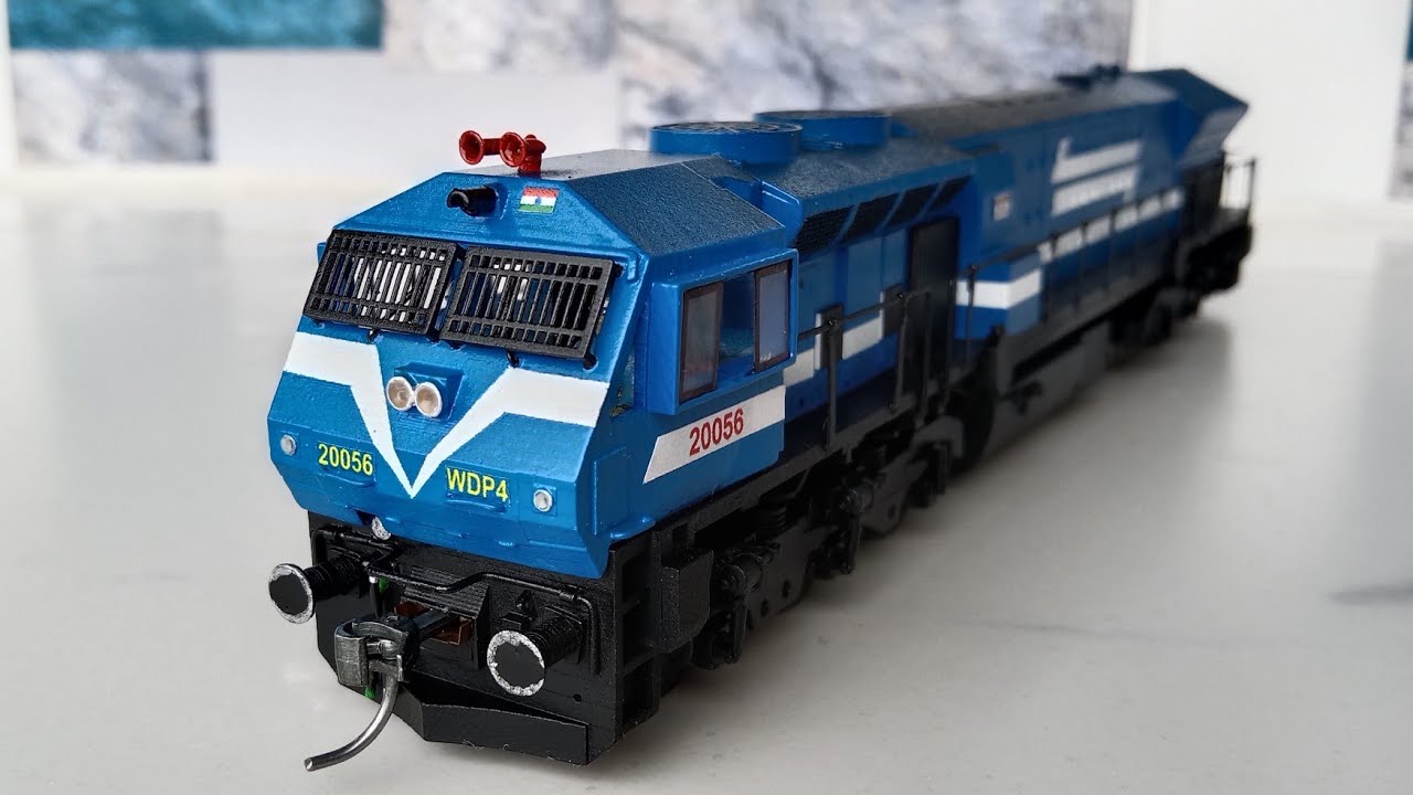 WDP4 20056 BLEED BLUE LOCOMOTIVE || Ho scale model