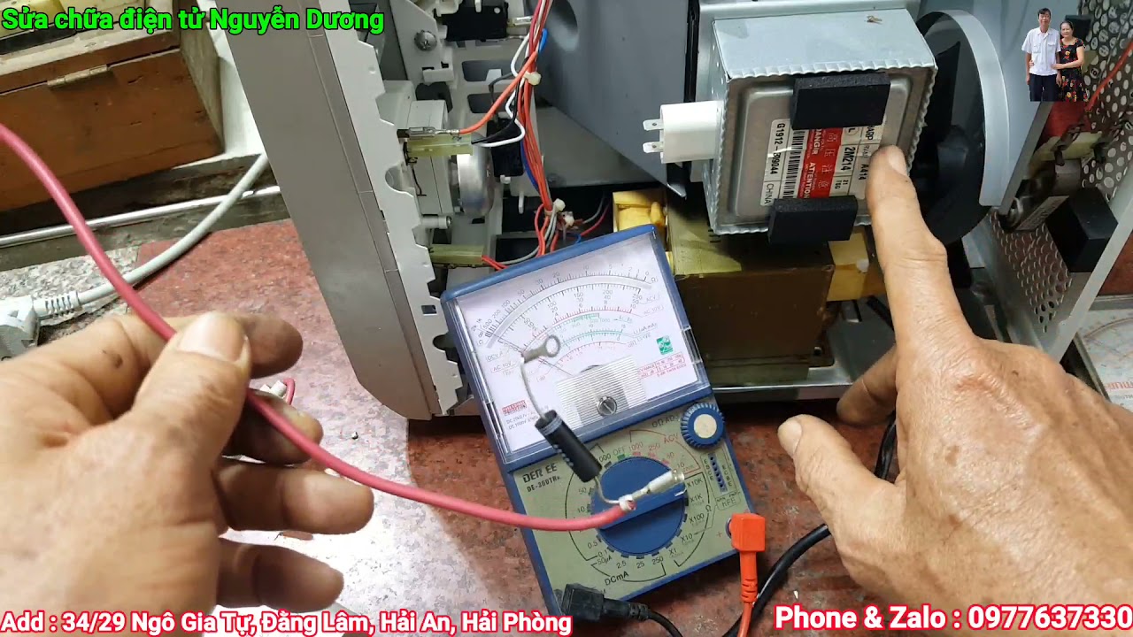 ✅Hướng dẫn sửa lò vi sóng SHARP không nóng dễ dàng, hiệu quả