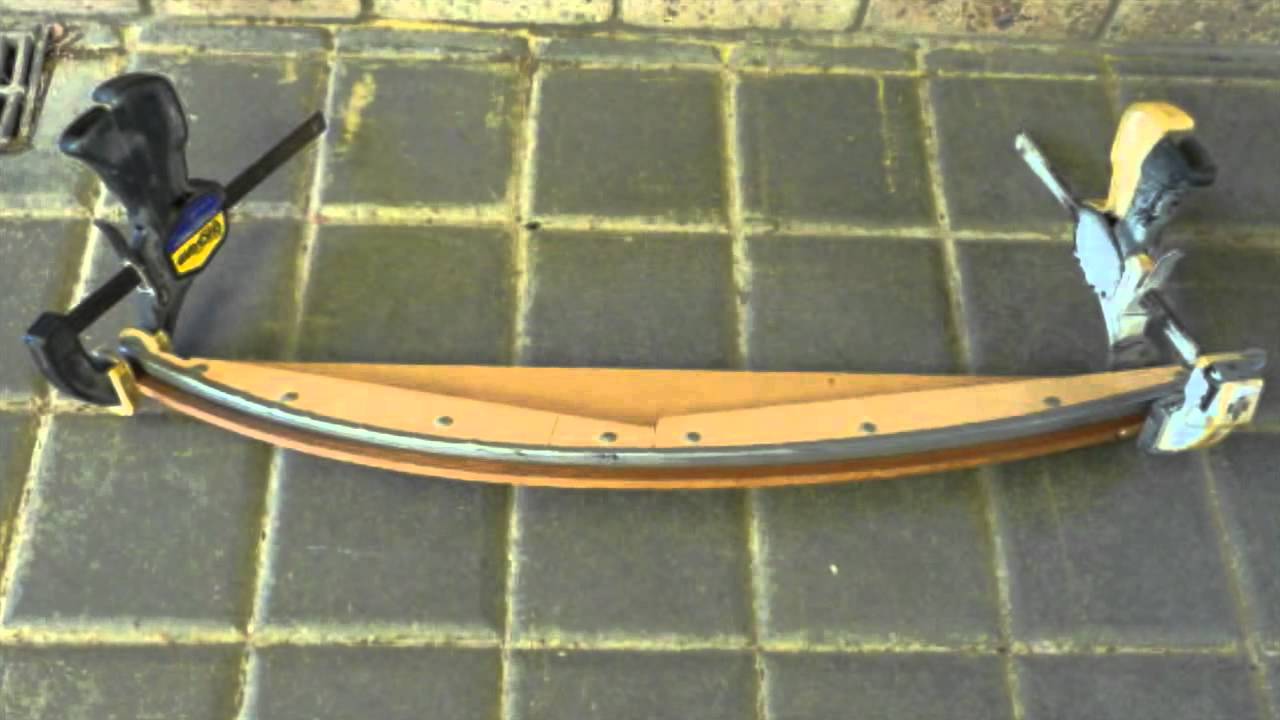 How to bend Model Boat planks on edge
