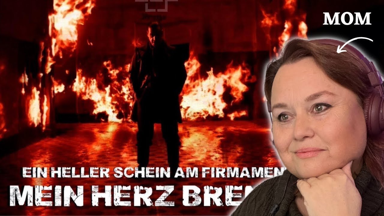 Mom REACTS to Rammstein, Mein Herz Brennt. Review with translation to English at the end