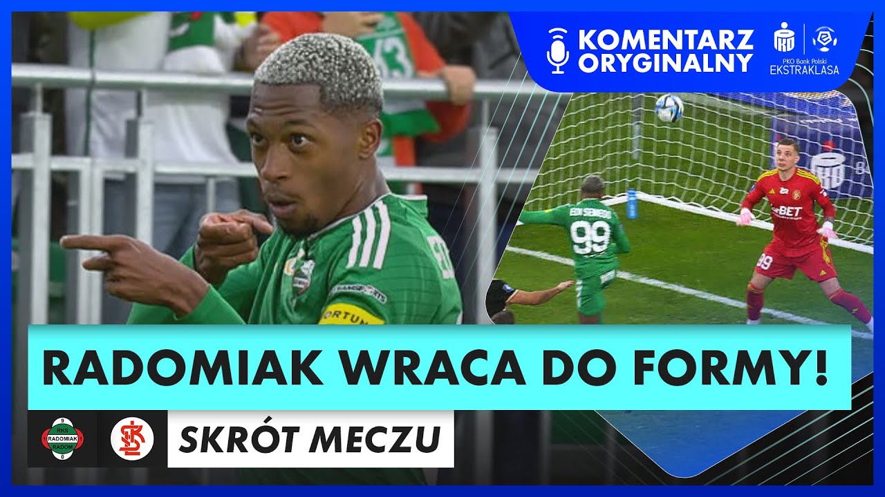 CZERWONY ALARM W ŁKSIE! RADOMIAK NIE DAŁ SZANS! RADOMIAK - ŁKS, SKRÓT MECZU