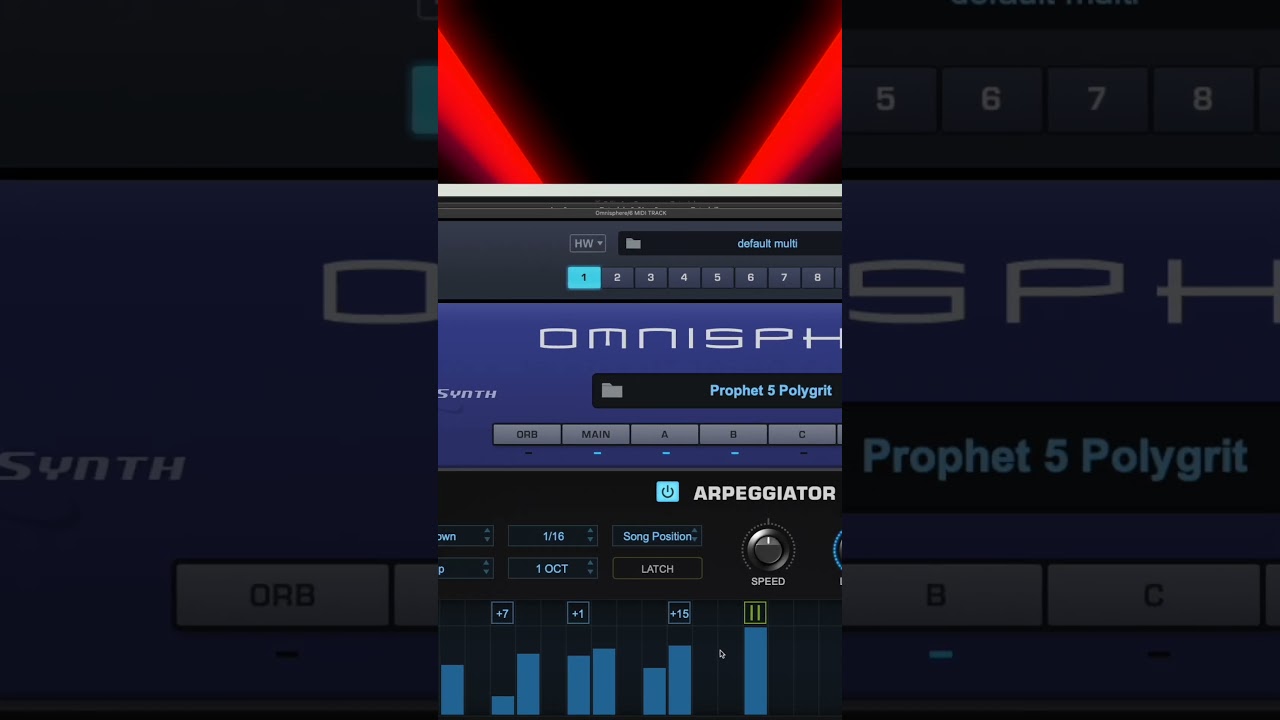 Omnisphere Arpeggiator Tricks w/ J3PO #shorts