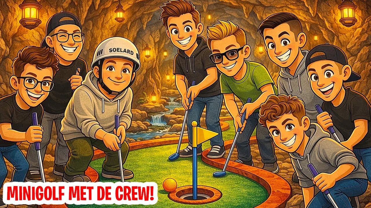 DE BESTE MINI-GOLFER VAN DE CREW!