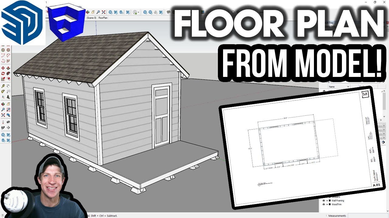 Creating a Floor Plan in LAYOUT from a SketchUp Model in 2022!