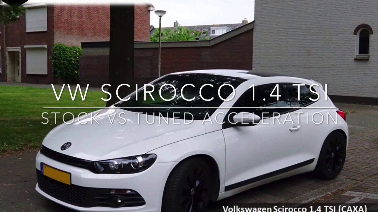 150HP VOLKSWAGEN SCIROCCO 1.4 TSI (CAXA) STOCK VS STAGE 1 TUNED ACCELERATION - BERKPerformance