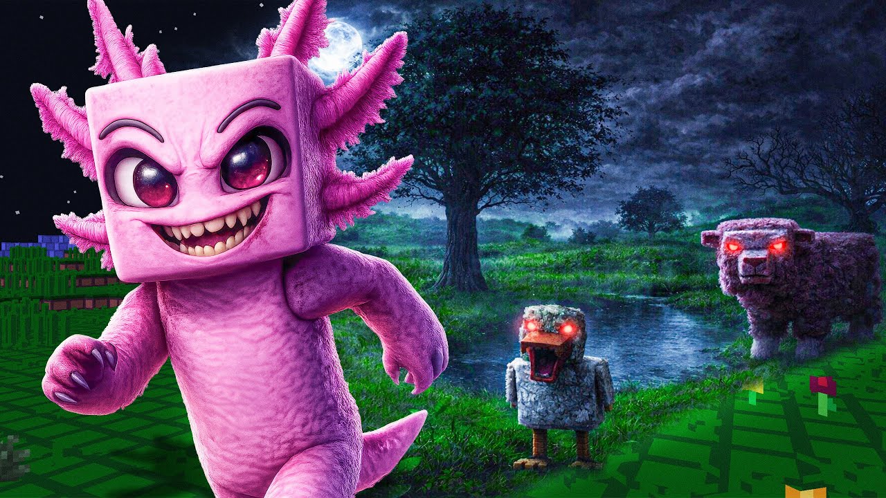 Minecraft, But Damage = More Scary!