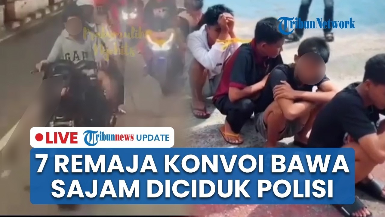 🔴Konvoi Bersajam saat Bulan Puasa, 7 Remaja Sok Jagoan di Prabumulih Berujung Ditangkap Polisi