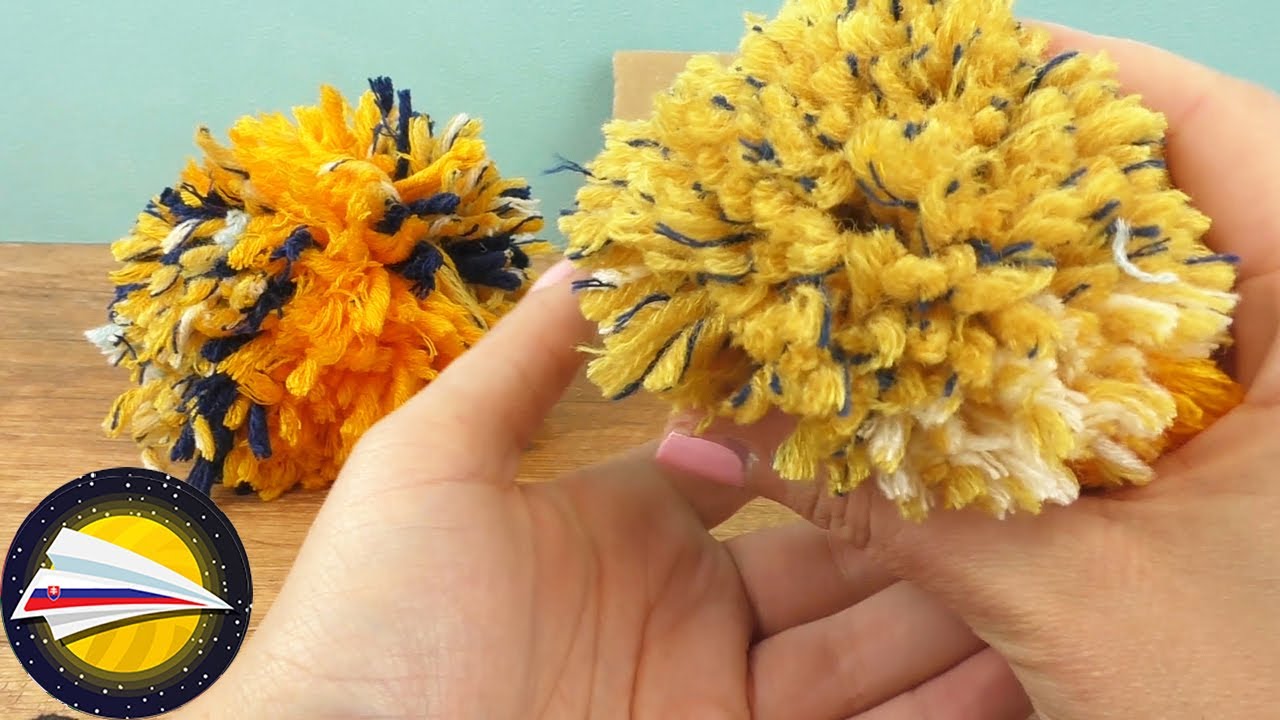 Brmbolec z vlny | Brmbolec návod | Ako vyrobiť brmbolec | Brmbolec výroba | Brmbolec na čiapku